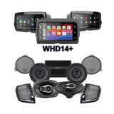 Hertz Stage 4 Plug & Play Amp And Speaker Package With SoundStream Reserve WHD14+ Radio For 2014-2025 Harley Davidson® Electra Glide Standard & Electra / Road Glide Police Motorcycles