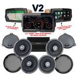 Kenwood Stage 4 Plug & Play Amp And Speaker Package With SoundStream Reserve V2 Radio For 2014-2025 Harley Davidson® Electra Glide Ultra, Ultra Limited, and Tri Glide