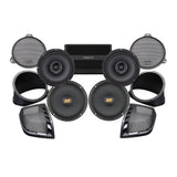 Hertz Stage 4 Plug & Play Amp and Rear 8" Speaker Package For 2014-2023 Harley Davidson® Street Glide, Electra Glide, and Ultra with Factory or Existing SoundStream Reserve Radios