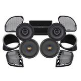 Hertz Stage 4 Plug & Play Amp and Rear 8" Speaker Package For 2015-2023 Harley Davidson® Road Glide  with Factory or Existing SoundStream Reserve Radios