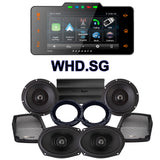 Precision Power Stage 4 Plug & Play Amp And Speaker Package With Soundstream Reserve WHD.SG Radio For 1998-2013 Harley Davidson® Street Glide, Electra Glide, And Ultra