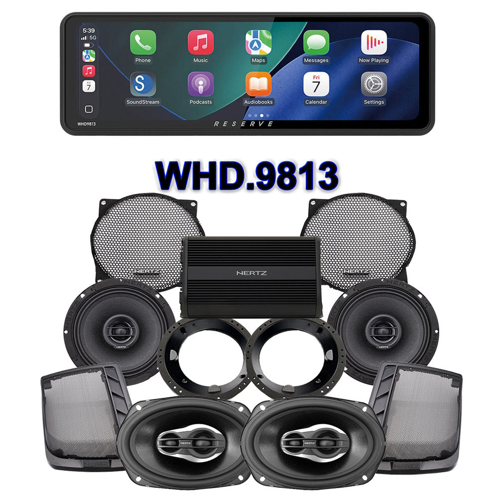 Hertz Stage 4 Plug & Play Amp And Speaker Package With Soundstream