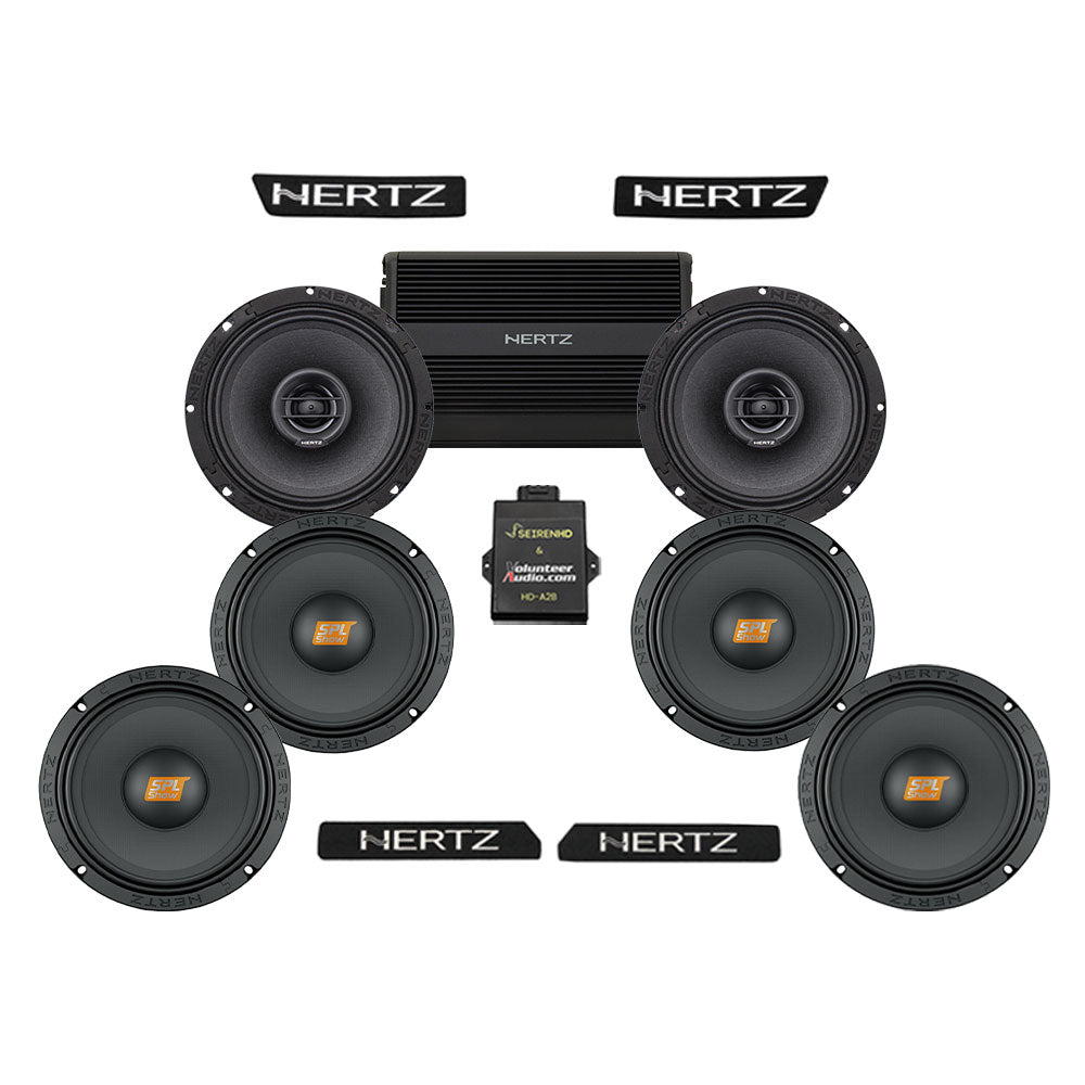 Hertz Premium A2B Stage 6 Plug & Play Amp And Speaker Package For
