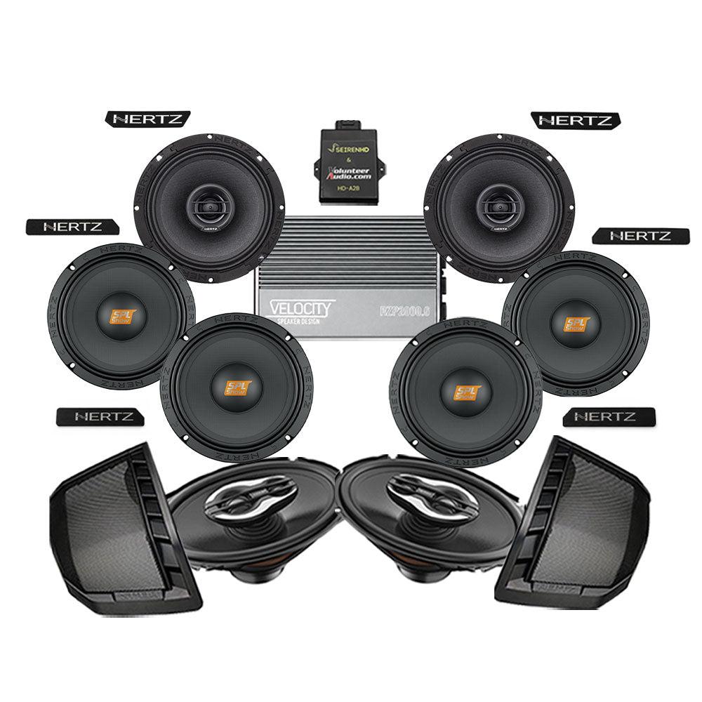 Hertz Signature A2B Stage 8 Plug & Play Amp And Speaker Package For 2026 Harley Davidson® Road Glide Limited Motorcycles