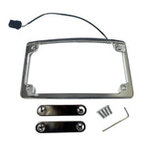 Custom Dynamics Replacement License Plate Mount and Radius LED License Plate Frame In a Black Finish for 2014-2024 Harley Davidson® CVO Motorcycles and 2024-Up Base Model Street Glide and Road Glide