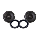 Precision Power MAS.654 6.5" Speaker with American Hard Bag IP-5.25-6.5 Adapter Set For 1998-2013 Harley Davidson® Motorcycles
