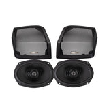 Precision Power MAS.694 6×9″ Speakers & HD14.SBS Cut Kit With Rear Harnessing For 2014-2023 Harley Davidson®