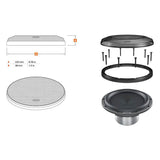 Hertz MG 200.3 Grille for 8" Legend Series ML 2000.3 and Pro Series MG 200.3 Subwoofers