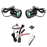 Custom Dynamics ProBeam® Auxiliary LED Halo Fog Lamps for 2023-2024 CVO Harley-Davidson Touring Motorcycles