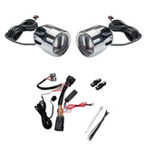 Custom Dynamics ProBeam® Auxiliary LED Halo Fog Lamps with Engine Guard Mounting Brackets for 2023-2025 Harley-Davidson® CVO Touring Motorcycles