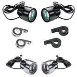 Custom Dynamics ProBeam® Auxiliary LED Halo Fog Lamps with Engine Guard Mounting Brackets for 2023-2025 Harley-Davidson® CVO Touring Motorcycles