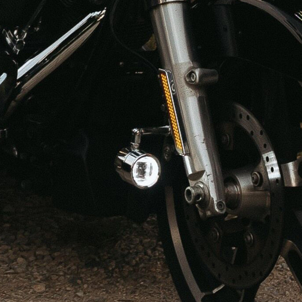 Custom Dynamics Front Brake Caliper Mounts for ProBeam Fog Lights