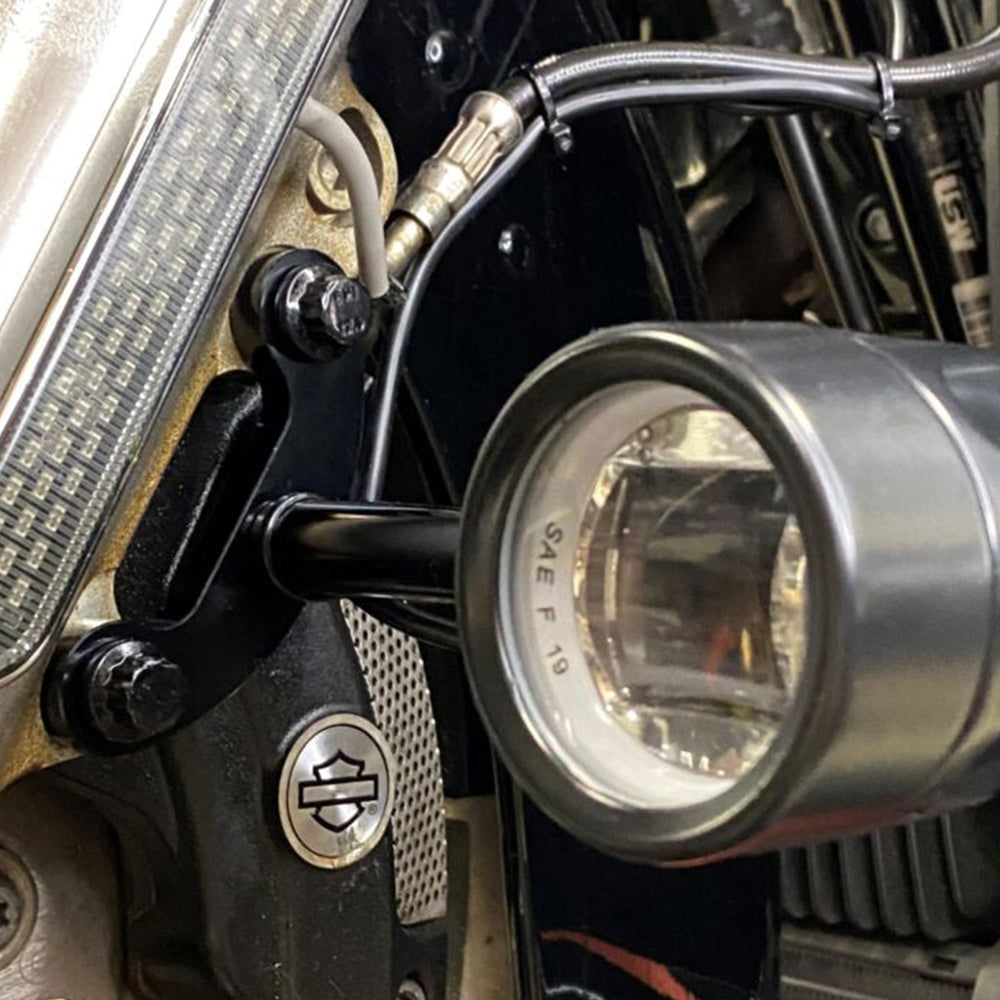 Custom Dynamics Front Brake Caliper Mounts for ProBeam Fog Lights