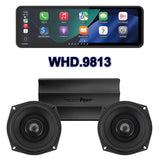Precision Power 5.25" Stage 2 Plug & Play Amp And Speaker Package With Soundstream Reserve WHD.9813 Radio For 1998-2013 Harley Davidson® Street Glide, Electra Glide, And Ultra