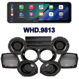 Precision Power HTW Stage 4 Plug & Play Amp And Speaker Package With SoundStream Reserve WHD.9813 Radio For 1998-2013 Harley Davidson® Road Glide