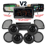 Precision Power Stage 4 Plug & Play Amp And Speaker Package With SoundStream Reserve V2 Radio For 2015-2023 Harley Davidson® Road Glide