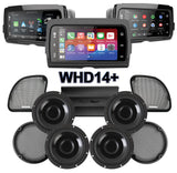 Precision Power HT Stage 4 Plug & Play Amp and Speaker Package With Soundstream Reserve WHD14+ Radio For 2015-2023 Harley Davidson® Road Glide
