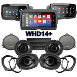 Precision Power HT Stage 4 Plug & Play Amp and Speaker Package With Soundstream Reserve WHD14+ Radio For 2014-2020 Harley Davidson® CVO Street Glide