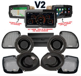 Precision Power HTW Stage 4 Plug & Play Amp and Speaker Package With Soundstream Reserve V2 Radio For 2015-2023 Harley Davidson® Road Glide