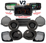 Precision Power HTW Stage 4 Plug & Play Amp and Speaker Package With Soundstream Reserve V2 Radio For 2014-2023 Harley Davidson® Street Glide, Electra Glide, And Ultra