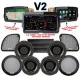 Precision Power HTW Stage 4 Plug & Play Amp And Speaker Package With SoundStream Reserve V2 Radio For 2015-2023 Harley Davidson® Road Glide
