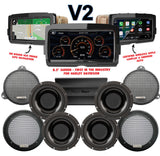 Precision Power HTW Stage 4 Plug & Play Amp And Speaker Package With SoundStream Reserve V2 Radio For 2014-2023 Harley Davidson® Street Glide and Electra Glide