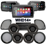 Precision Power HTW Stage 4 Plug & Play Amp and Speaker Package With Soundstream Reserve WHD14+ Radio For 2014-2023 Harley Davidson® Road Glide