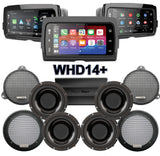 Precision Power HTW Stage 4 Plug & Play Amp and Speaker Package With Soundstream Reserve WHD14+ Radio For 2014-2023 Harley Davidson® Street Glide and Electra Glide