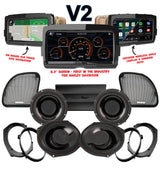 Precision Power HTW Stage 4 Plug & Play Amp and Speaker Package With Soundstream Reserve V2 Radio For 2015-2021 Harley Davidson® CVO Road Glide