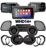 Precision Power HTW Stage 4 Plug & Play Amp and Speaker Package With Soundstream Reserve WHD14+ Radio For 2015-2020 Harley Davidson® CVO Road Glide