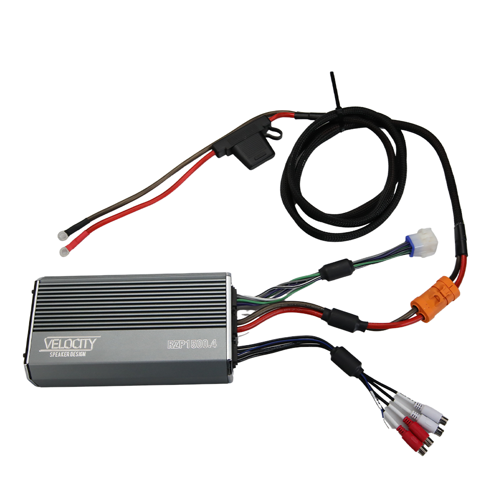 Velocity Stage 4 Plug & Play Amp And Speaker Package With SoundStream Reserve WHD14+ Radio For 2015-2024 Harley Davidson® Road Glide Ultra / Limited