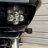 Custom Dynamics Shark Demon LED Front Turn Signals for 2015-2023 Harley Davidson® Road Glide Motorcycles