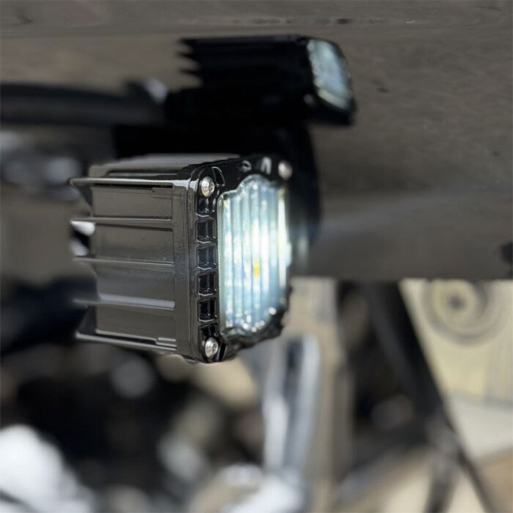 Custom Dynamics Shark Demon LED Front Turn Signals for 2015-2023 Harley Davidson® Road Glide Motorcycles