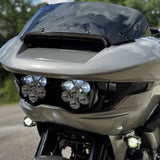 Custom Dynamics SD2-23-RG-WW / 2001-3047 Shark Demon® 2 LED Lighting Kits for 2023.5-2025 Harley Davidson® Road Glide Motorcycles