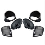 Hertz 8″ SX200NEO Speakers + IP-6×9-8 Speaker Adapters + Cut Kits For 2014-2023 Harley Davidson® Touring Motorcycles
