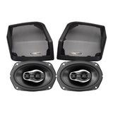 Hertz SX690NEO 6×9″ Speakers & Precision Power HD14.SBS Cut Kit With Rear Harnessing For 2014-2023 Harley Davidson®