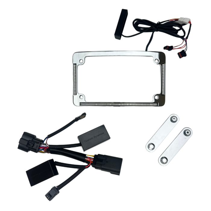 Custom Dynamics All-In-One LED License Plate Kit for 2026 Harley Davidson® Street Glide and Road Glide Motorcycles