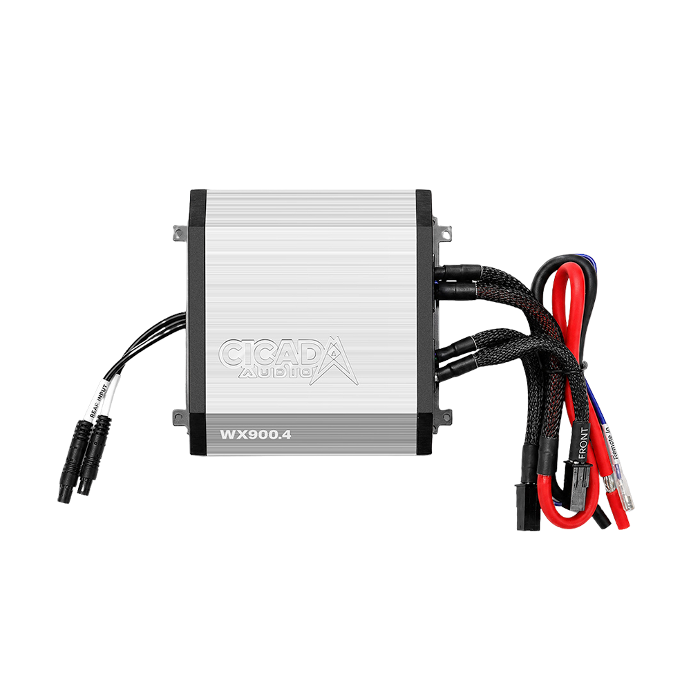 Cicada Audio WX900.4 225W x 4 CH Waterproof Amplifier for Harley Davidson® Motorcycles ( WX9004 )