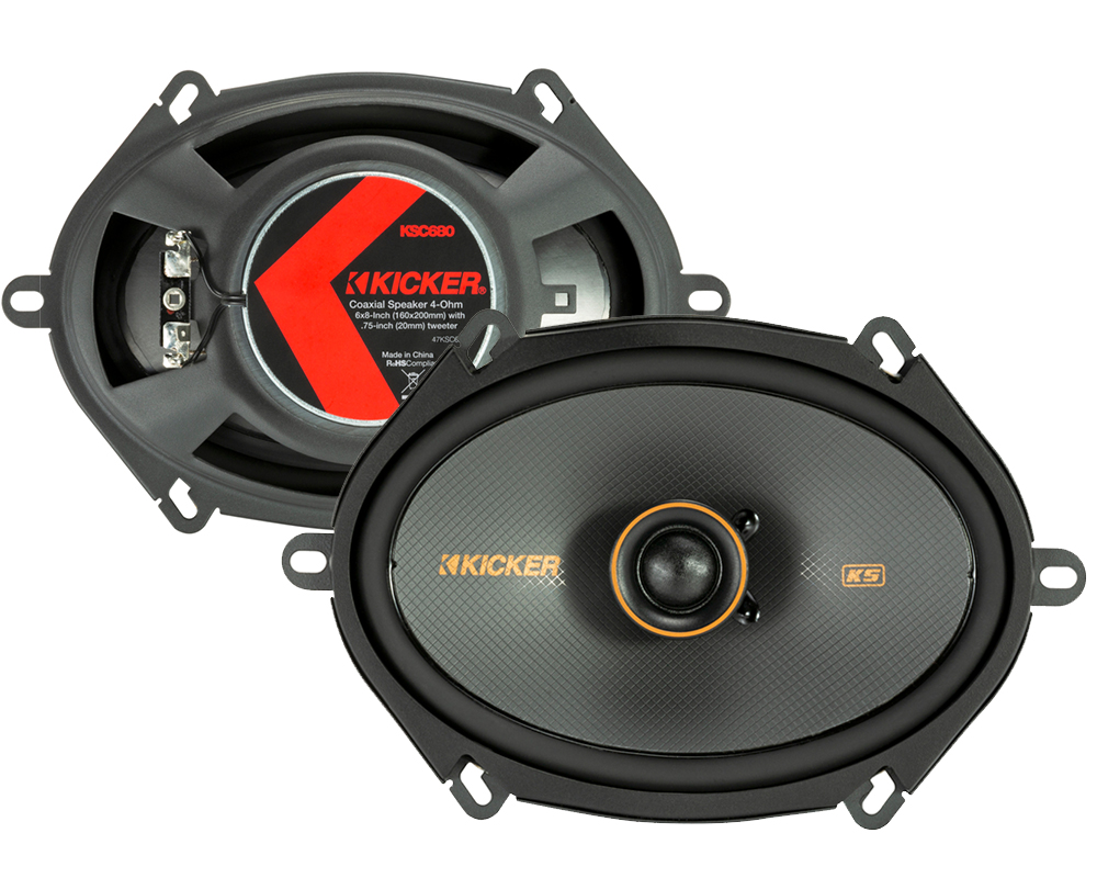 6x8 coaxial speakers