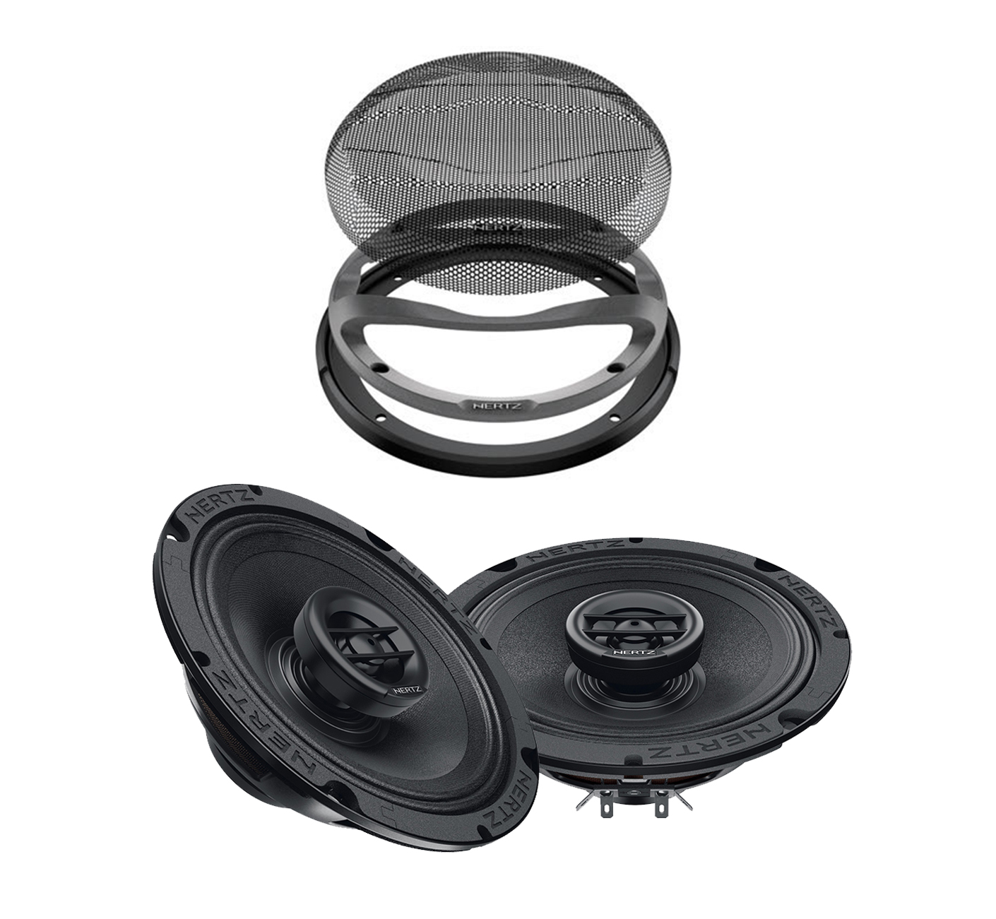 Hertz SX165NEO 6.5″ Speakers with Hertz MPG165.3 Replacement Grilles For  1998-2013 Harley Davidson® with Add on Tour Pack [ SX 165 NEO ][ MPG 165.3  ] – Volunteer Audio